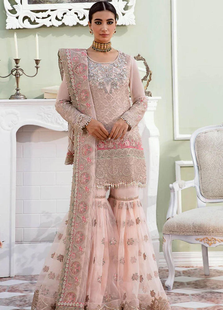 Maia By Serene Premium Embroidered Chiffon Suits Unstitched 4 Piece SP23MA S-1073 Euphemia - Spring / Summer Collection