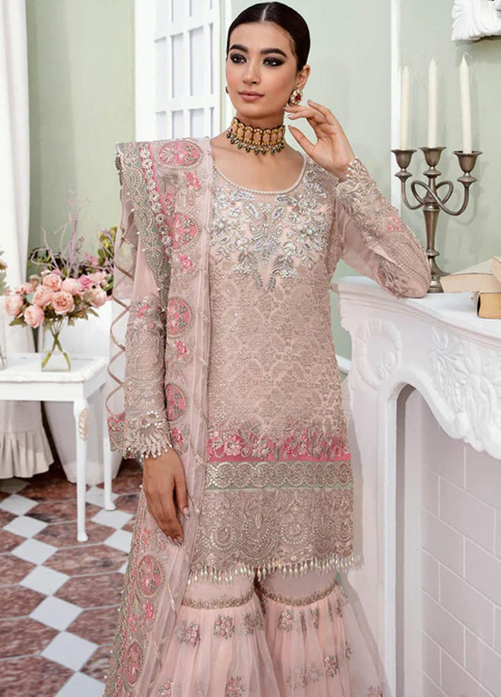 Maia By Serene Premium Embroidered Chiffon Suits Unstitched 4 Piece SP23MA S-1073 Euphemia - Spring / Summer Collection
