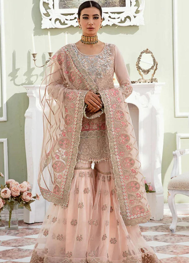 Maia By Serene Premium Embroidered Chiffon Suits Unstitched 4 Piece SP23MA S-1073 Euphemia - Spring / Summer Collection