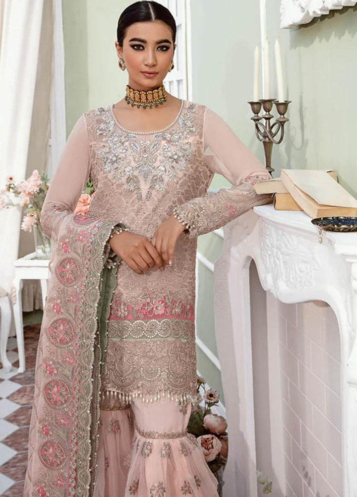 Maia By Serene Premium Embroidered Chiffon Suits Unstitched 4 Piece SP23MA S-1073 Euphemia - Spring / Summer Collection