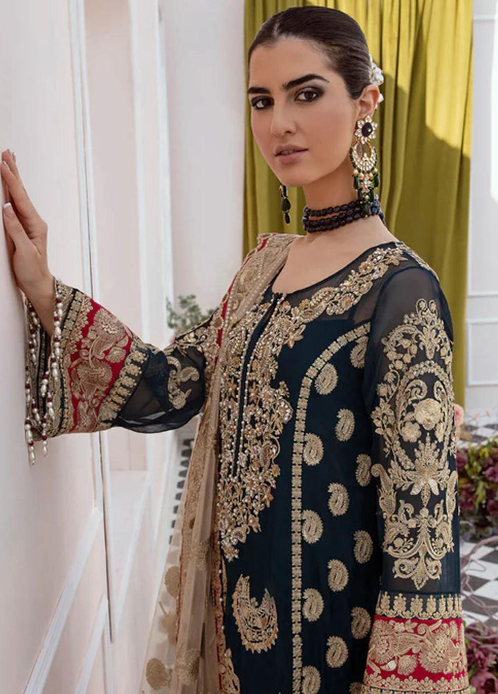 Maia By Serene Premium Embroidered Chiffon Suits Unstitched 3 Piece SP23MA S-1075 Onrique - Spring / Summer Collection
