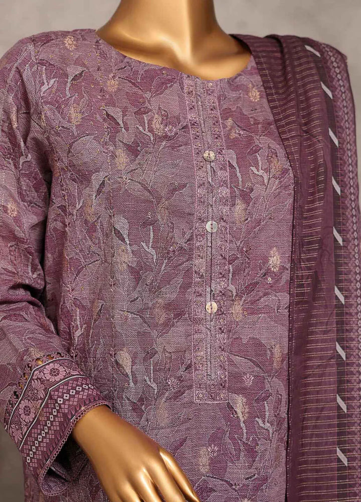 Majestic by Hz Textiles Embroidered Jacquard Suits Unstitched 3 Piece HZ25MS MJE-20 - Summer Collection