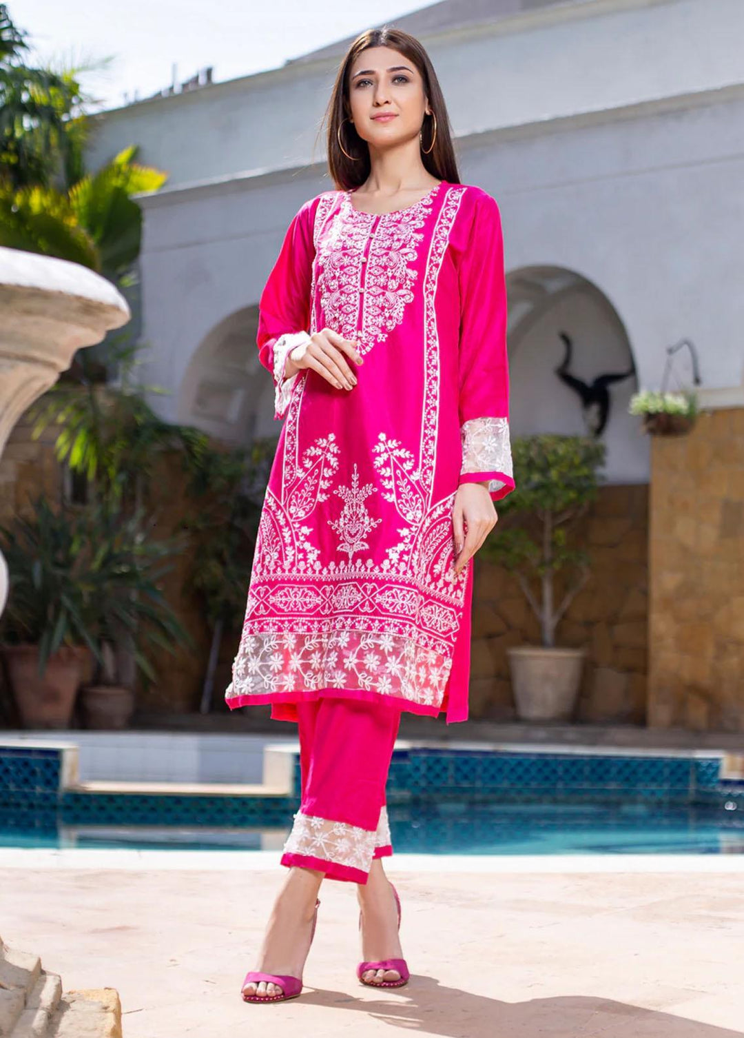 MAK Fashion Pret Embroidered Linen 2 Piece MAK22S KUW-10054