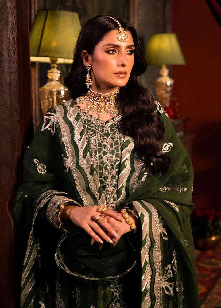 Makhmal By Asim Jofa Embroidered Velvet Suits Unstitched 3 Piece AJ23MK AJMM-05 - Wedding Collection