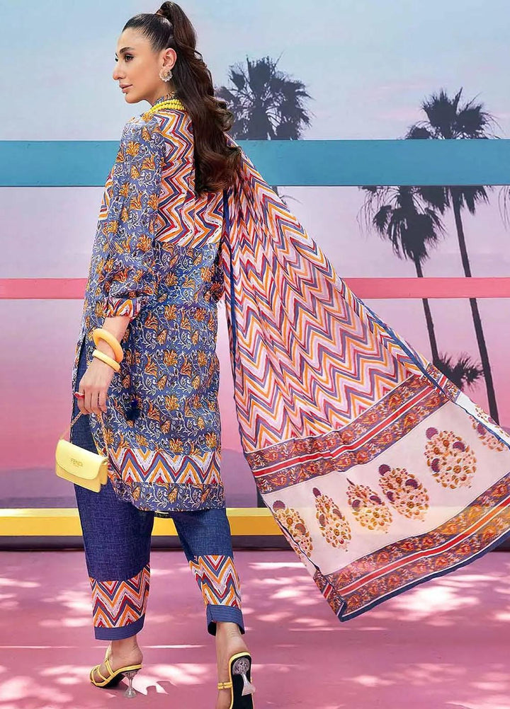 Malhaar By Gul Ahmed Printed Lawn Suits Unstitched 3 Piece GA23MH CL-32460 A - Summer Collection
