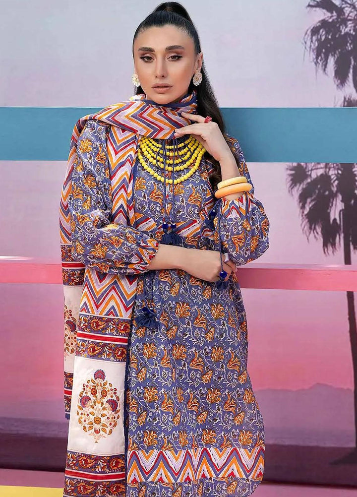 Malhaar By Gul Ahmed Printed Lawn Suits Unstitched 3 Piece GA23MH CL-32460 A - Summer Collection