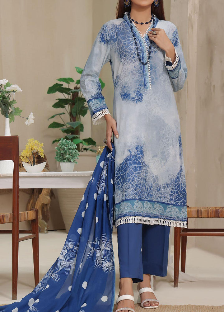 Malhar By VS Textiles Printed Cambric Suits Unstitched 3 Piece VS23MC 107 - Formal Collection