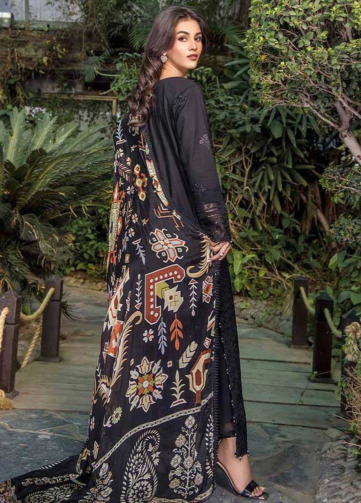 Malook By Shazia Ovais Embroidered Lawn Suit Unstitched 3 Piece MLK24S MILL-0012 Haya - Summer Collection