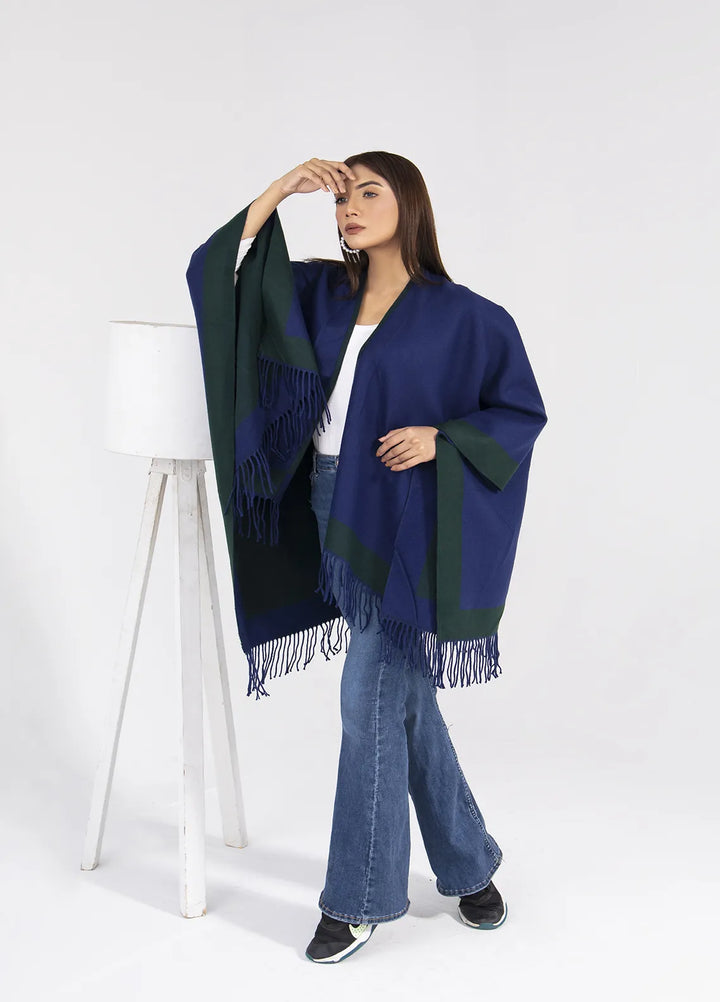 Manahils Polyester Luxury Cape Shawl 012