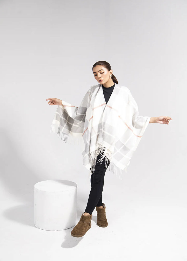 Manahils Polyester Luxury Cape Shawl 013