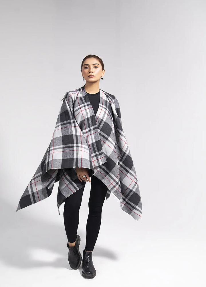 Manahils Polyester Luxury Cape Shawl 015