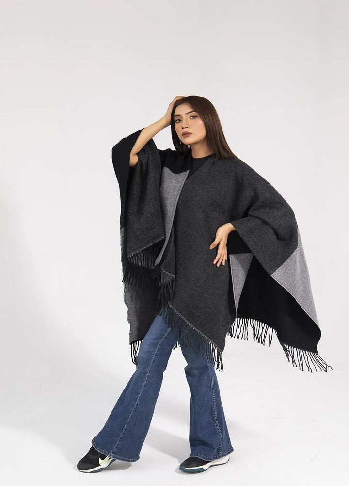 Manahils Polyester Luxury Cape Shawl 03