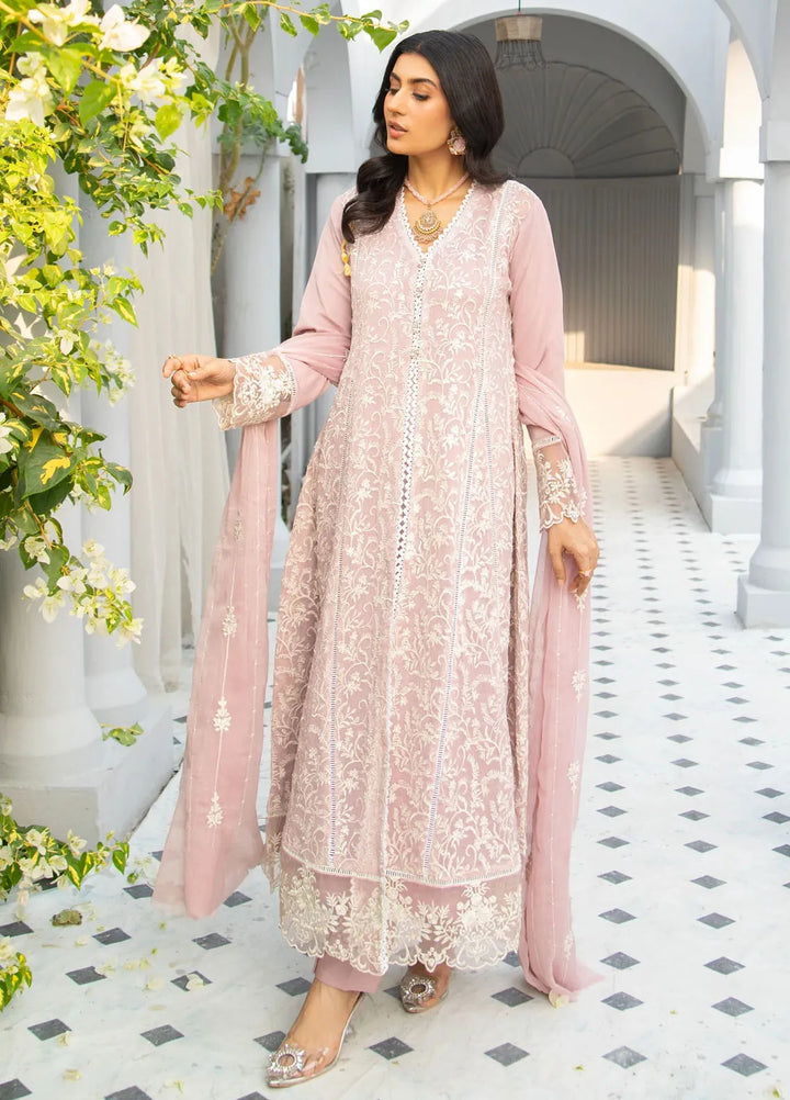 Manahils Pret Embroidered Chiffon 3 Piece Suit K-113