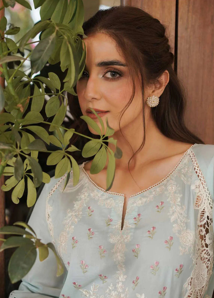 Manara Embroidered Lawn Suit Unstitched 3 Piece MNA24L ML-10 Parishay - Luxury Collection