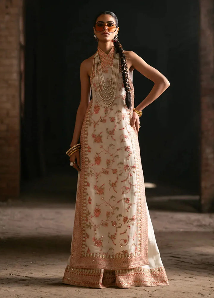 Mannat By Erum Khan Luxury Pret Embroidered Chiffon 3 Piece Suit Khawab