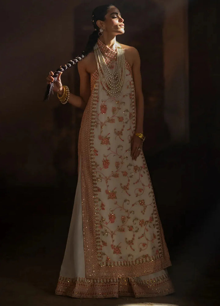 Mannat By Erum Khan Luxury Pret Embroidered Chiffon 3 Piece Suit Khawab