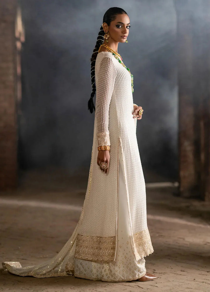 Mannat By Erum Khan Luxury Pret Embroidered Chiffon 3 Piece Suit Tabeer
