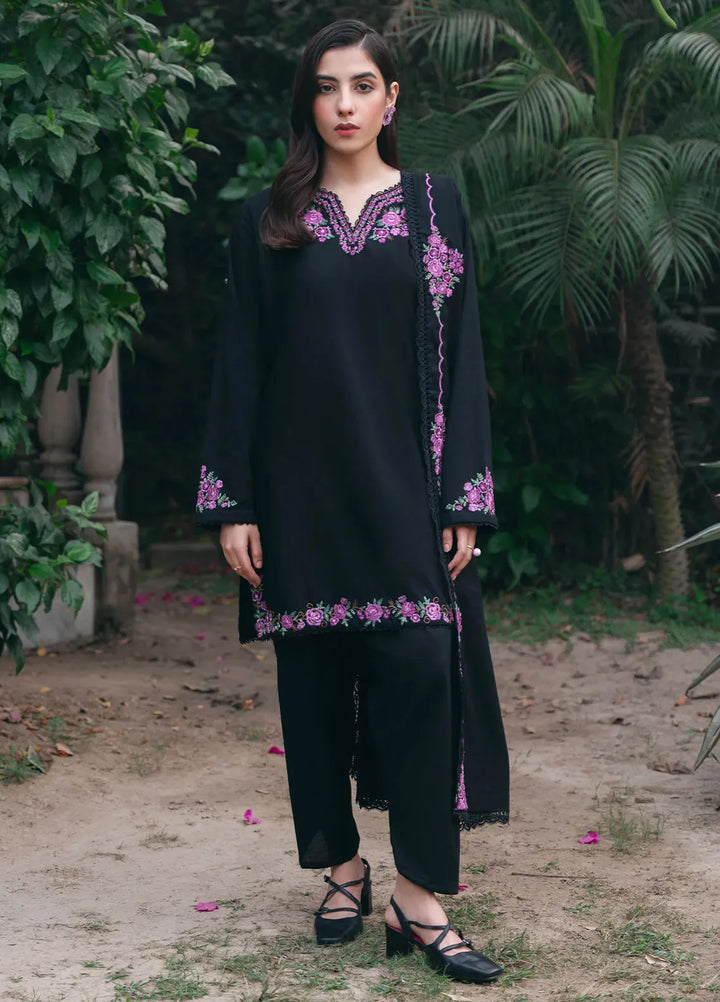 Mannat Clothing Pret Embroidered Khaddar 3 Piece Suit Adah