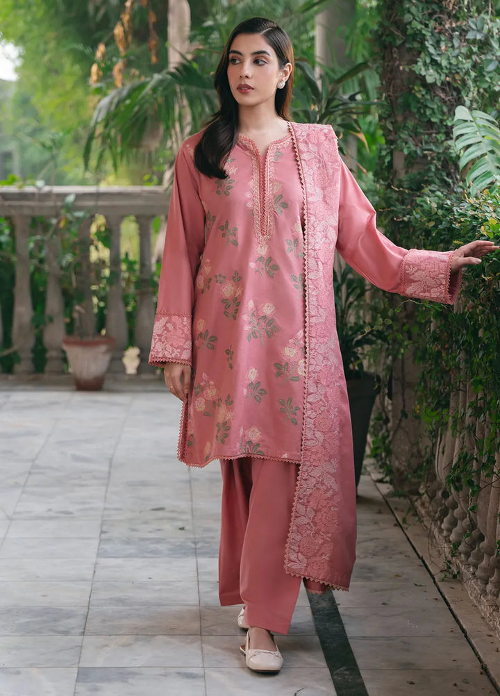 Mannat Clothing Pret Embroidered Khaddar 3 Piece Suit Arq