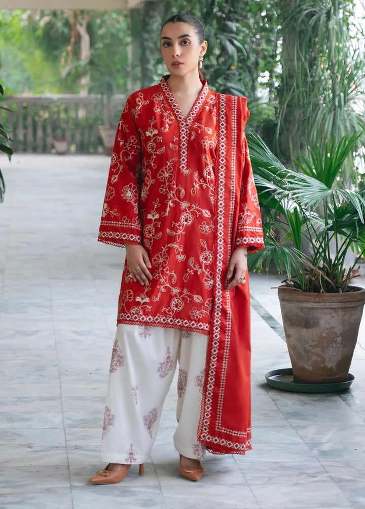Mannat Clothing Pret Embroidered Khaddar 3 Piece Suit Ravish