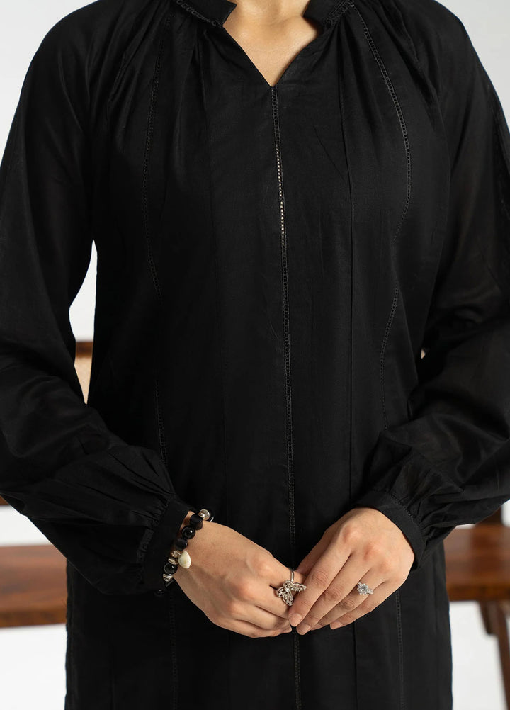 Mannat Clothing Pret Embroidered Lawn 2 Piece Suit Raven