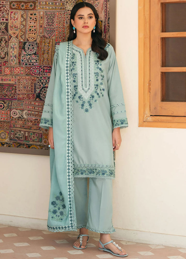 Mannat Clothing Pret Embroidered Lawn 3 Piece Suit Amalia