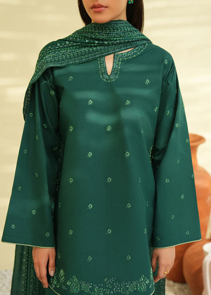 Mannat Clothing Pret Embroidered Lawn 3 Piece Suit Meadow