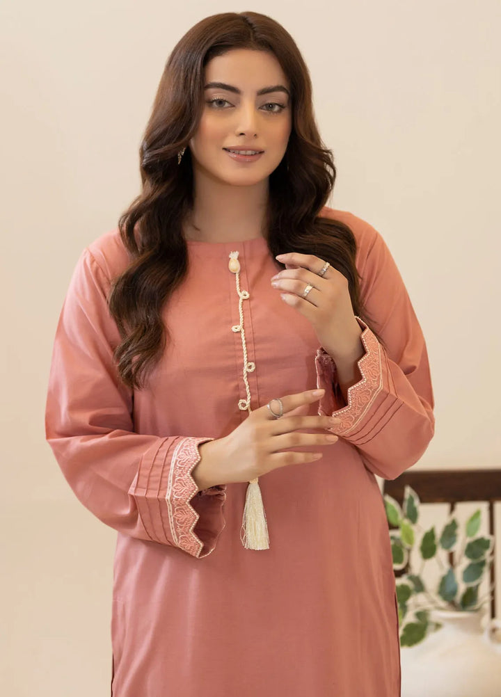 Mannat Clothing Pret Printed Light Khaddar 2 Piece Suit Zoe