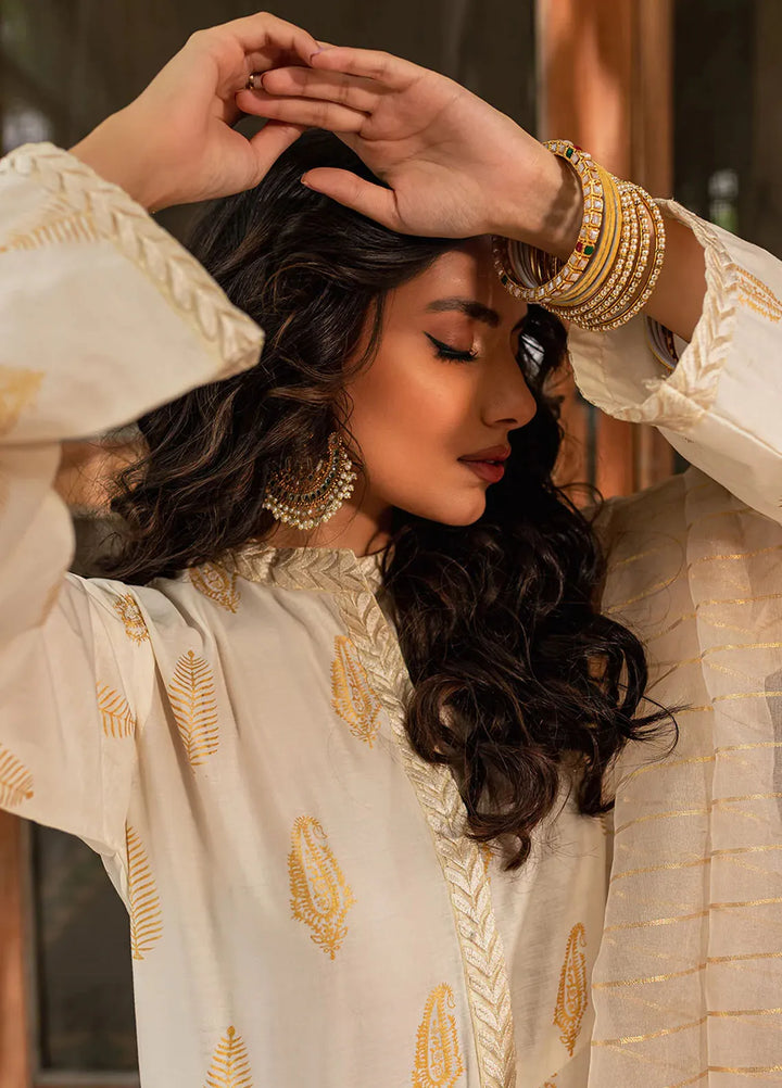 Mannat Pret Embroidered Cotton 3 Piece Suit Noray