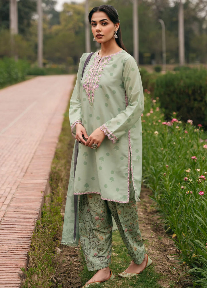 Mannat Pret Printed Cotton Lawn 3 Piece Suit Leya