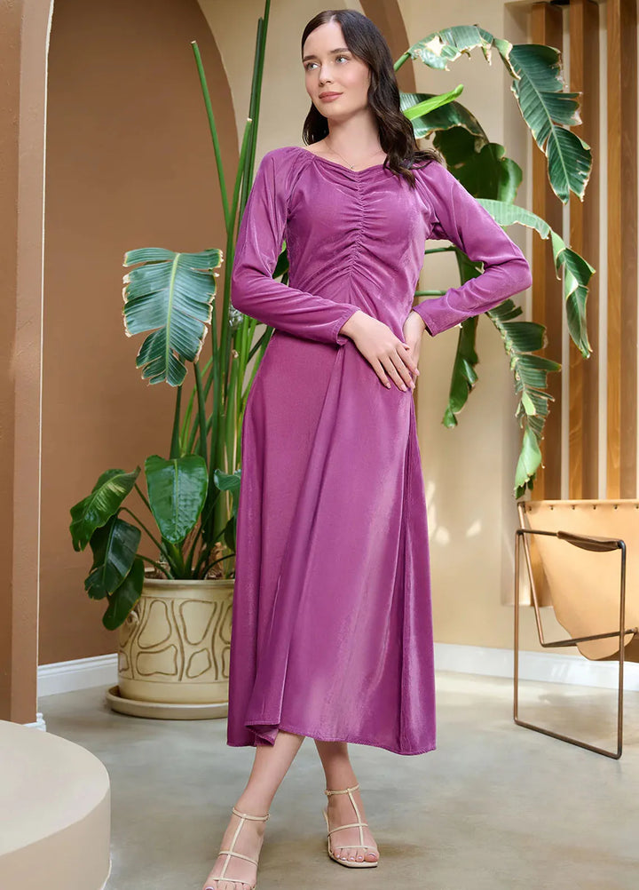 Mardaz Fashion Pret Casual Velvet Maxi MFD-50240