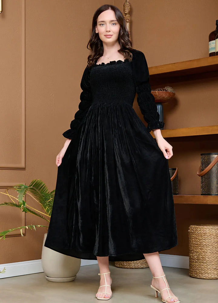 Mardaz Fashion Pret Casual Velvet Maxi MFD-50242