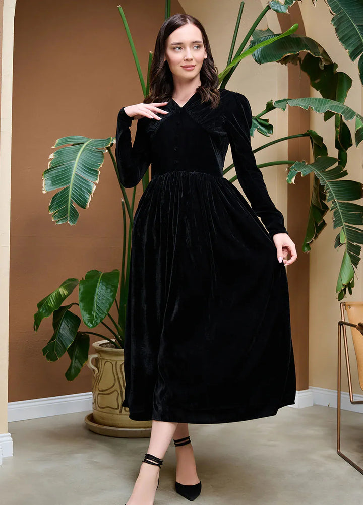 Mardaz Fashion Pret Casual Velvet Maxi MFD-50245