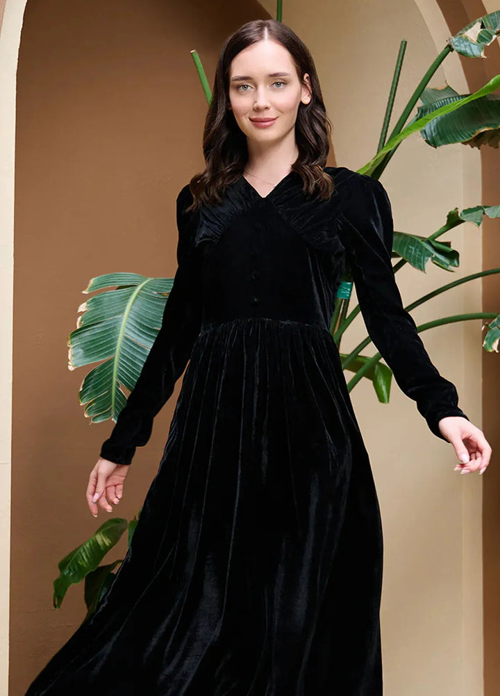 Mardaz Fashion Pret Casual Velvet Maxi MFD-50245