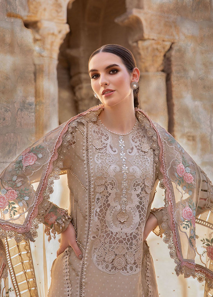 Maria B Embroidered  Suits Unstitched 3 Piece MB24LL 10A - Luxury Lawn Collection