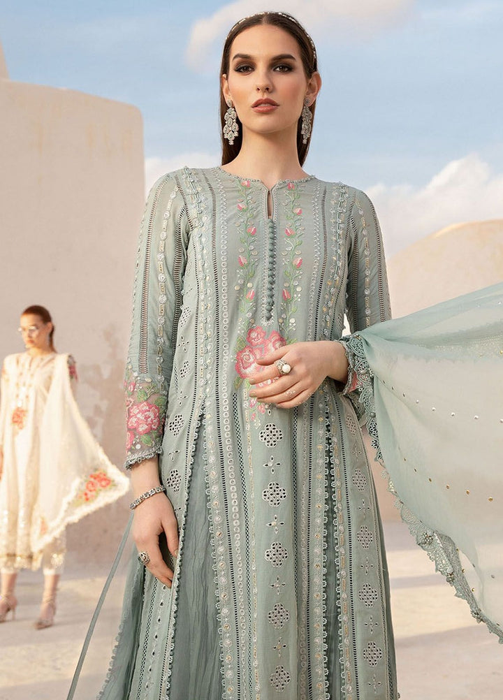 Maria B Embroidered  Suits Unstitched 3 Piece MB24LL 12B - Luxury Lawn Collection