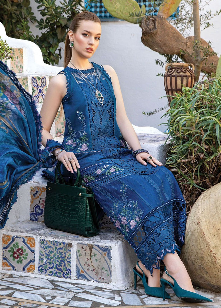 Maria B Embroidered  Suits Unstitched 3 Piece MB24LL 15A - Luxury Lawn Collection