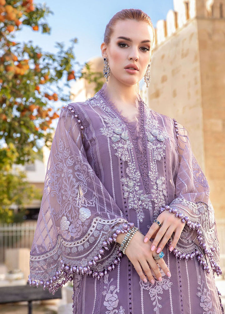 Maria B Embroidered  Suits Unstitched 3 Piece MB24LL 1A - Luxury Lawn Collection