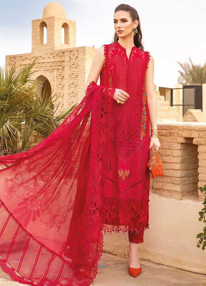 Maria B Embroidered  Suits Unstitched 3 Piece MB24LL 4A - Luxury Lawn Collection
