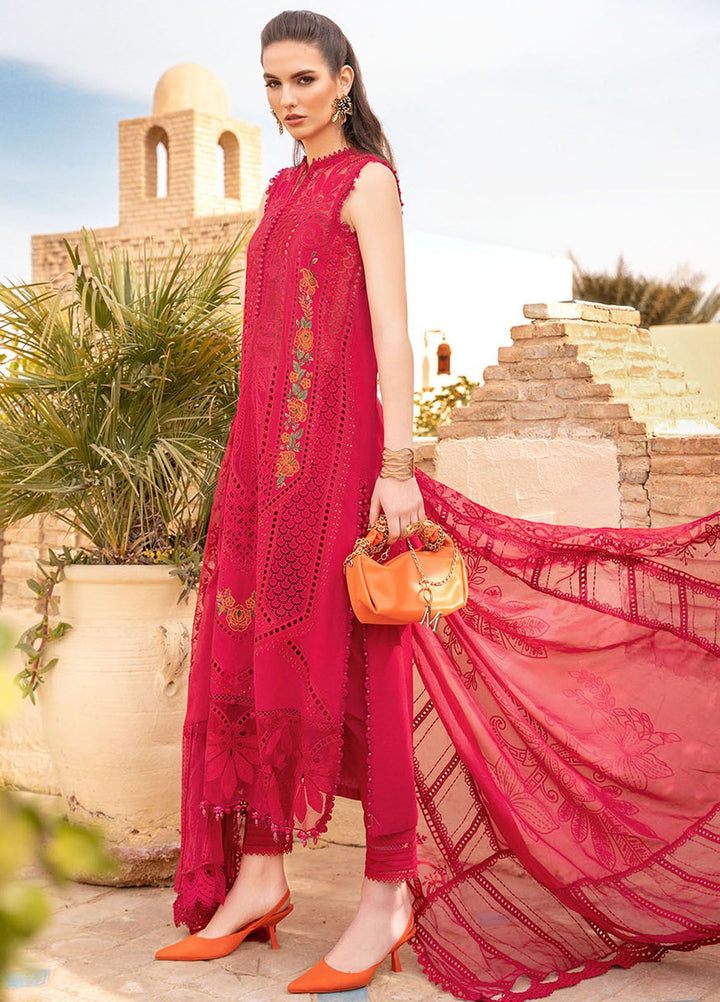 Maria B Embroidered  Suits Unstitched 3 Piece MB24LL 4A - Luxury Lawn Collection