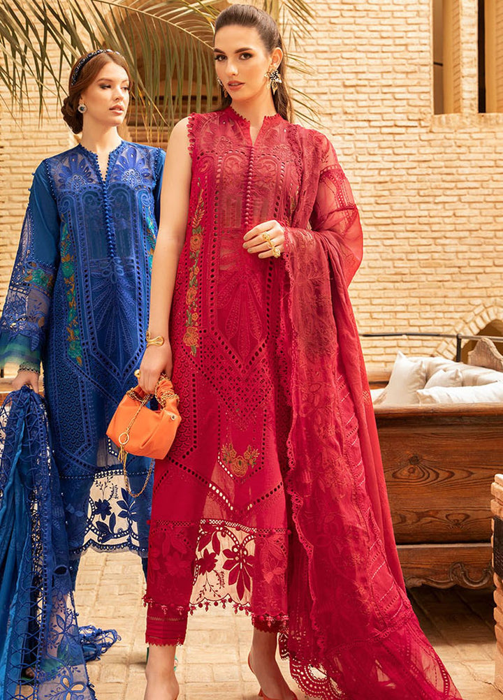 Maria B Embroidered  Suits Unstitched 3 Piece MB24LL 4A - Luxury Lawn Collection