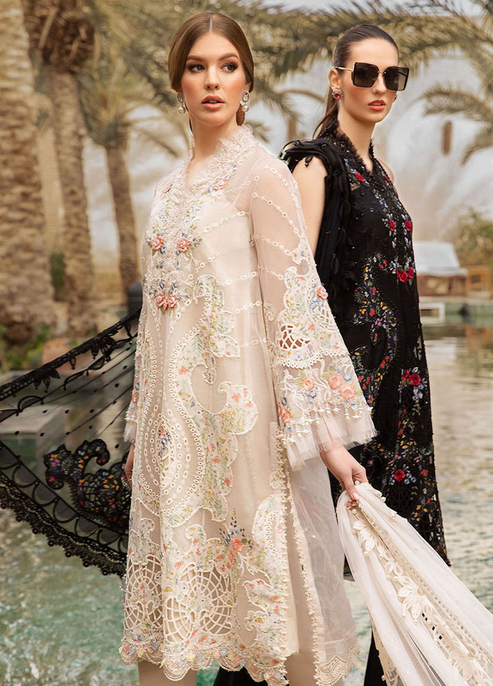 Maria B Embroidered  Suits Unstitched 3 Piece MB24LL 5A - Luxury Lawn Collection