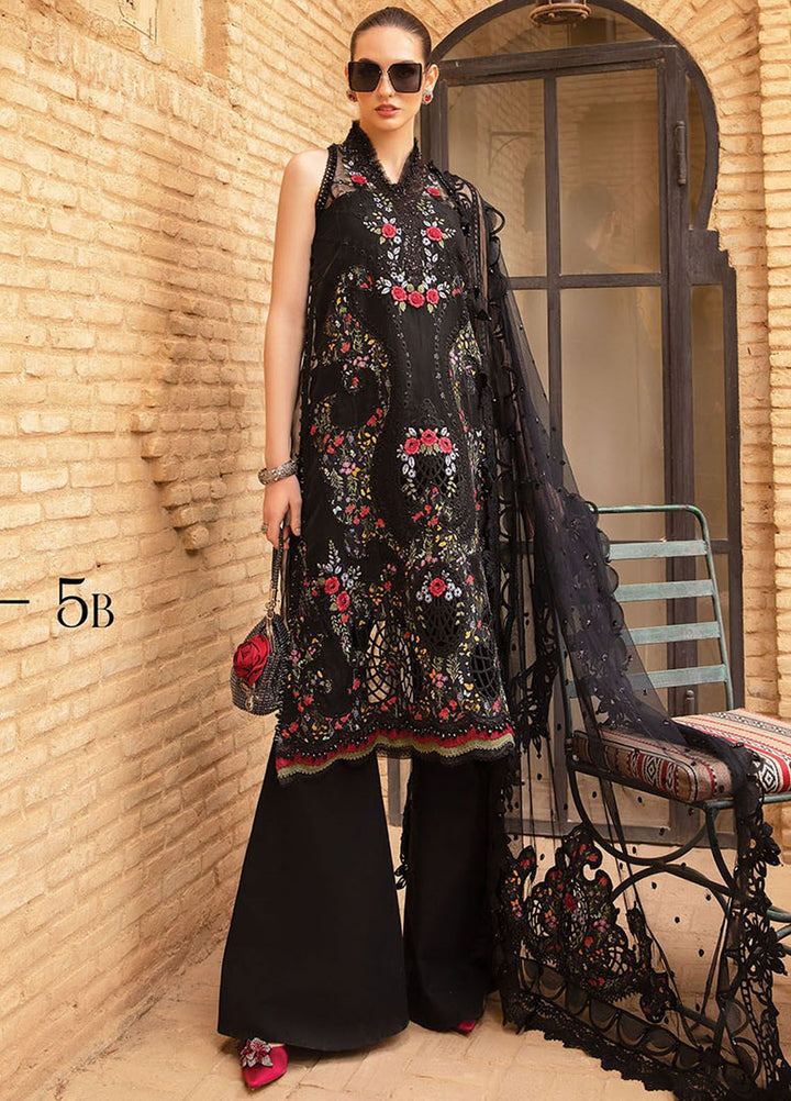 Maria B Embroidered  Suits Unstitched 3 Piece MB24LL 5B - Luxury Lawn Collection