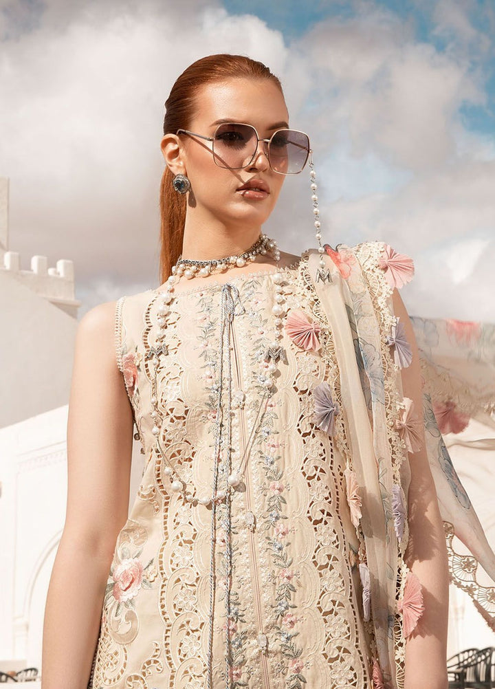 Maria B Embroidered  Suits Unstitched 3 Piece MB24LL 6B - Luxury Lawn Collection