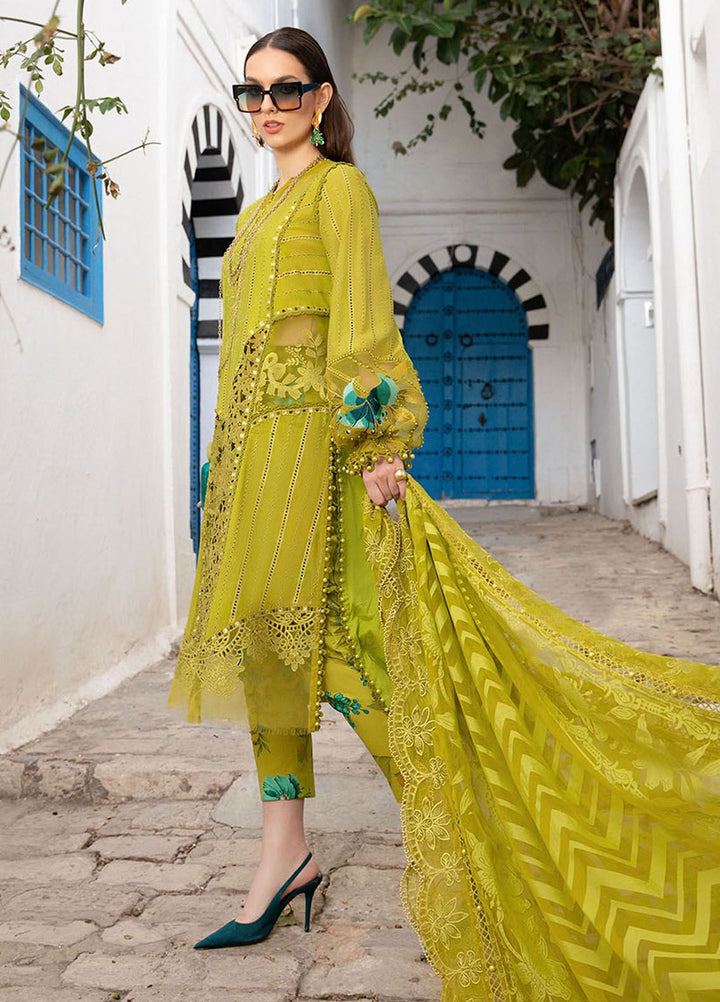 Maria B Embroidered  Suits Unstitched 3 Piece MB24LL 8A - Luxury Lawn Collection