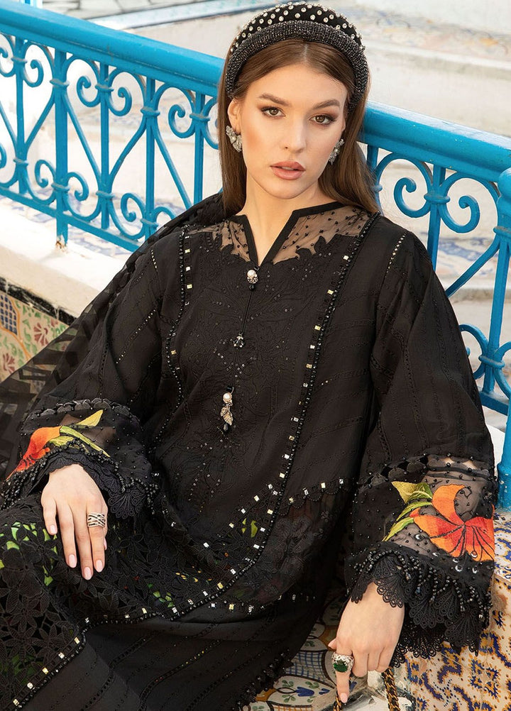 Maria B Embroidered  Suits Unstitched 3 Piece MB24LL 8B - Luxury Lawn Collection
