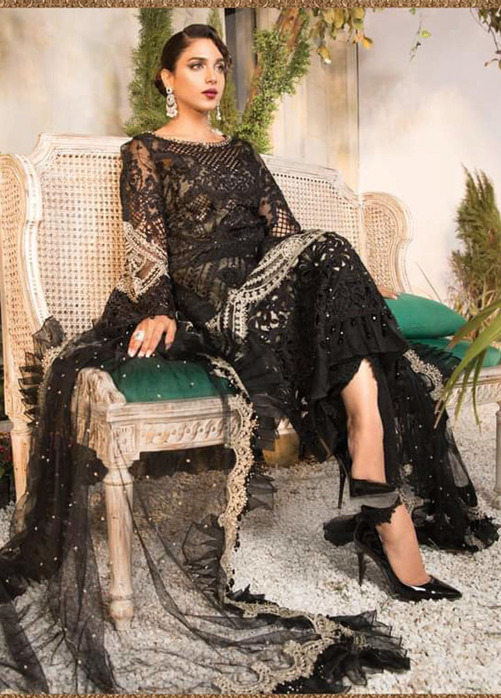 Mbroidered By Maria B Embroidered Organza Suits Unstitched 3 Piece MB21MB 06 - Eid Collection