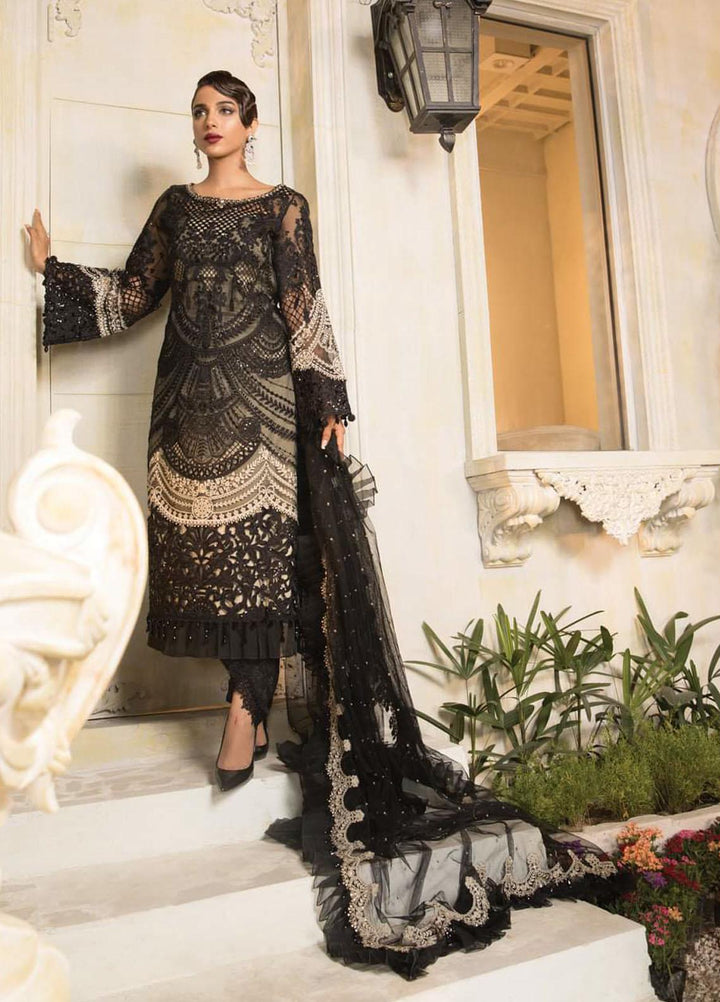 Mbroidered By Maria B Embroidered Organza Suits Unstitched 3 Piece MB21MB 06 - Eid Collection