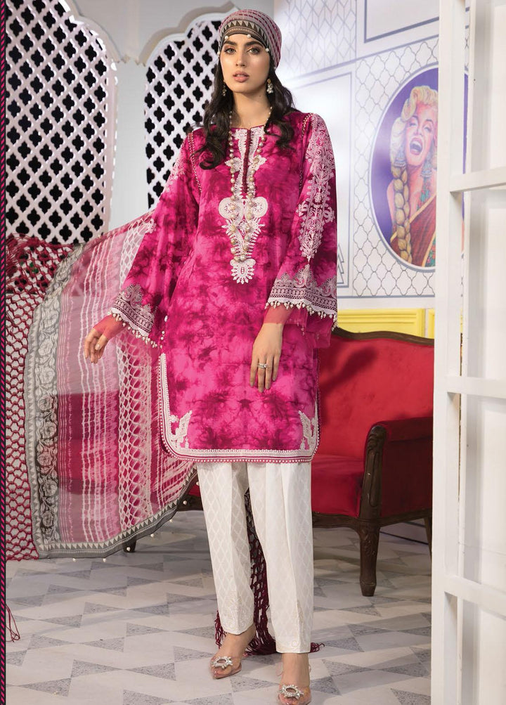 Mprints By Maria B Printed Lawn Suits Unstitched 3 Piece MB21-MP2 1106-A - Summer Collection