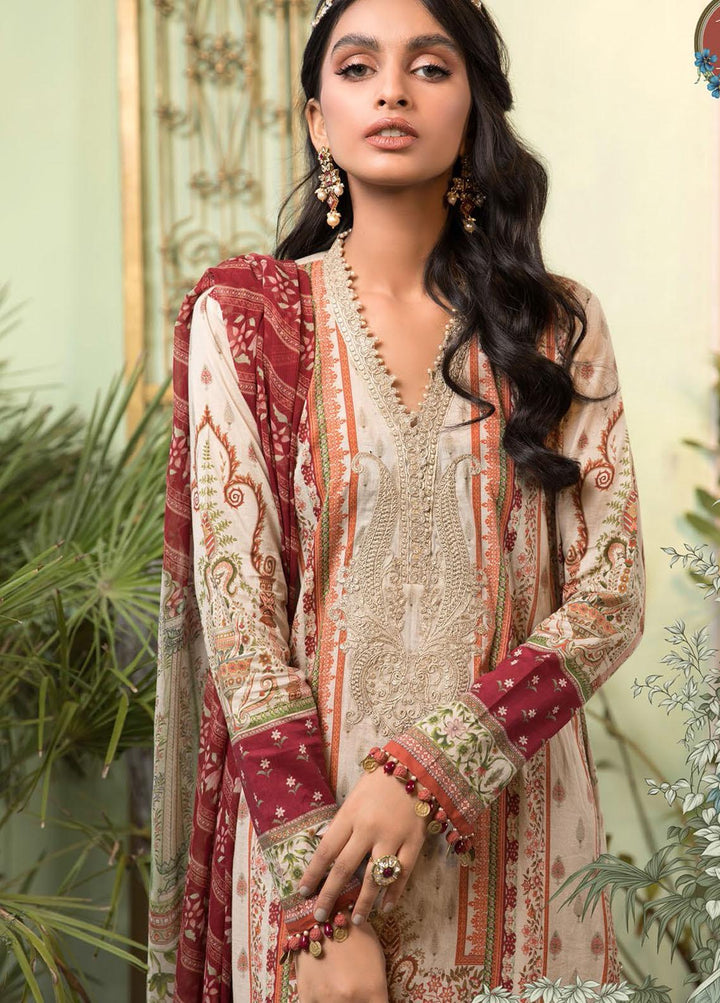 Mprints By Maria B Printed Lawn Suits Unstitched 3 Piece MB21-MP2 1112-A - Summer Collection